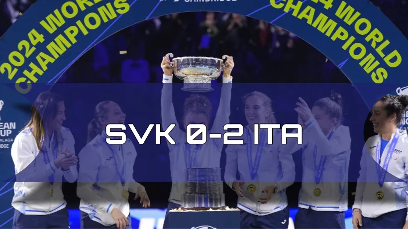 SVK 0-2 ITA⁚ Italy’s Dominant Victory in the Billie Jean King Cup Final