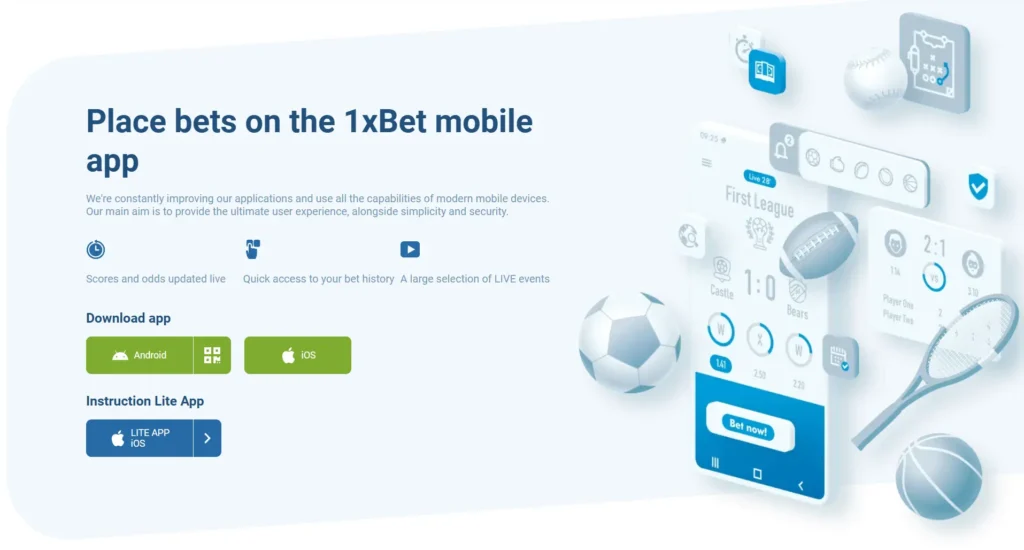 Mobile 1xBet